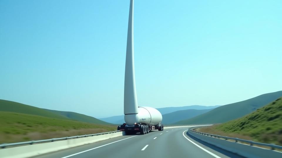 Wind turbine blade specialized transport