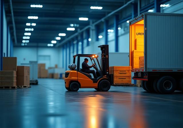 Warehouse logistics rush operation
