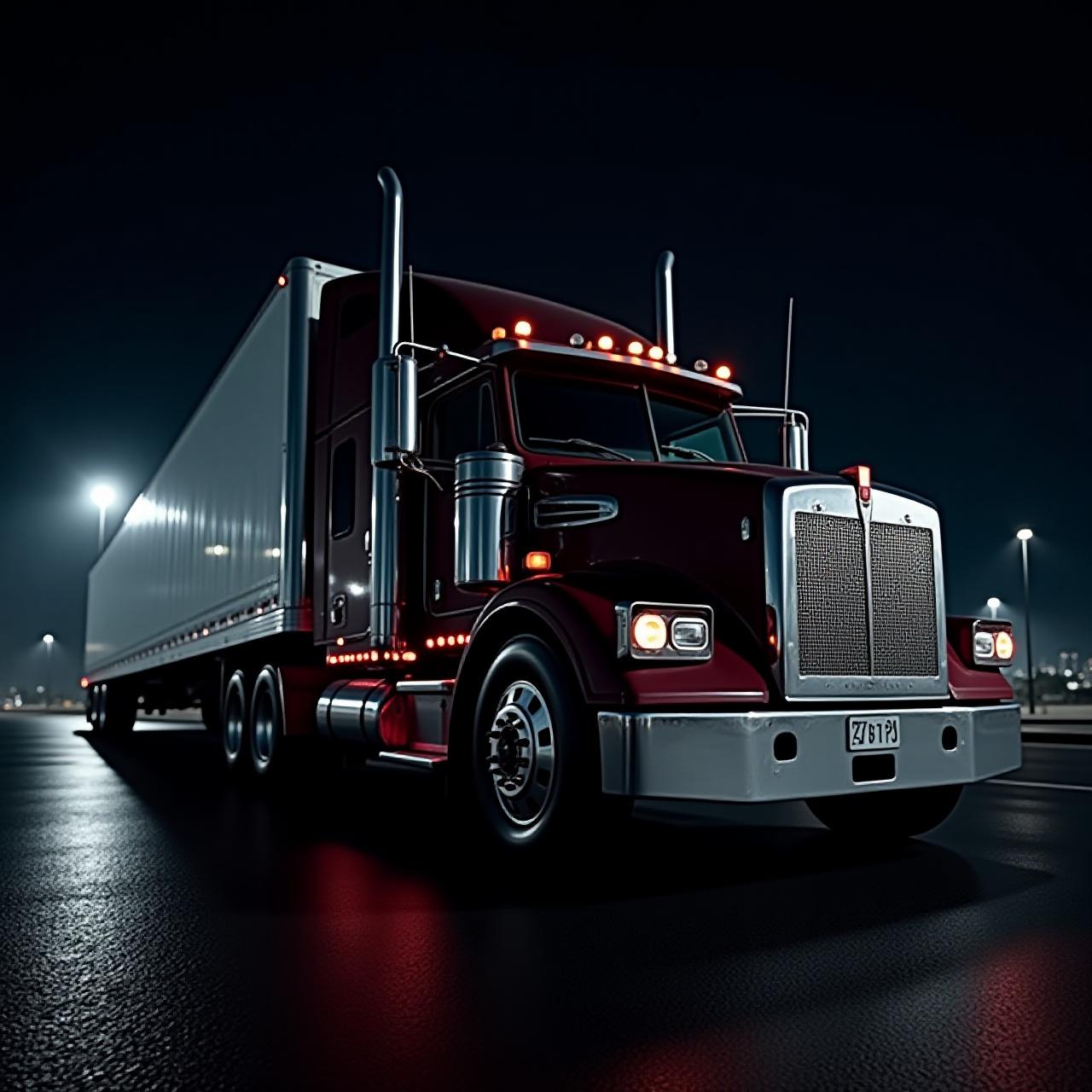 Full size tractor trailer for expedited team hauling