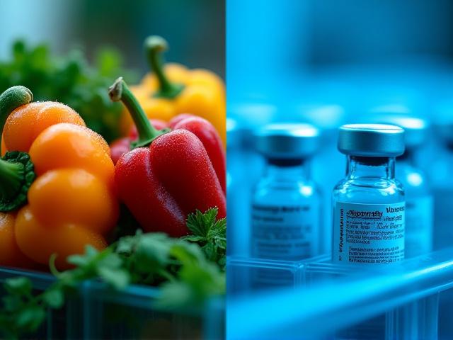Comparison of fresh produce and pharmaceutical cold chain storage
