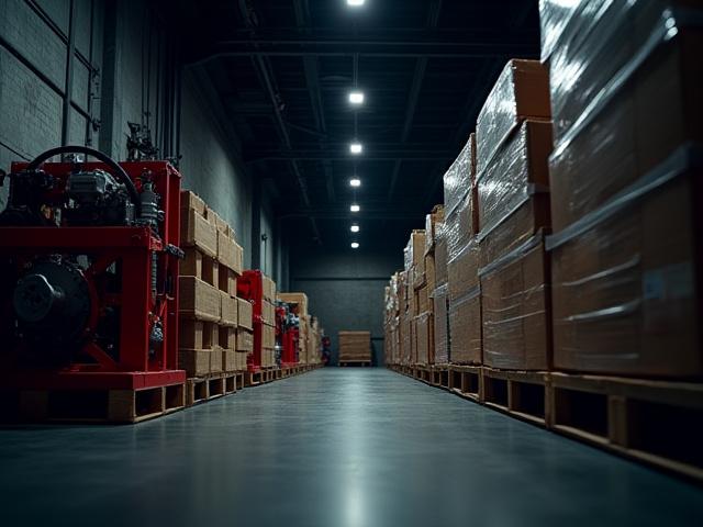 Montage of manufacturing components and retail freight handled by T & A Trucking